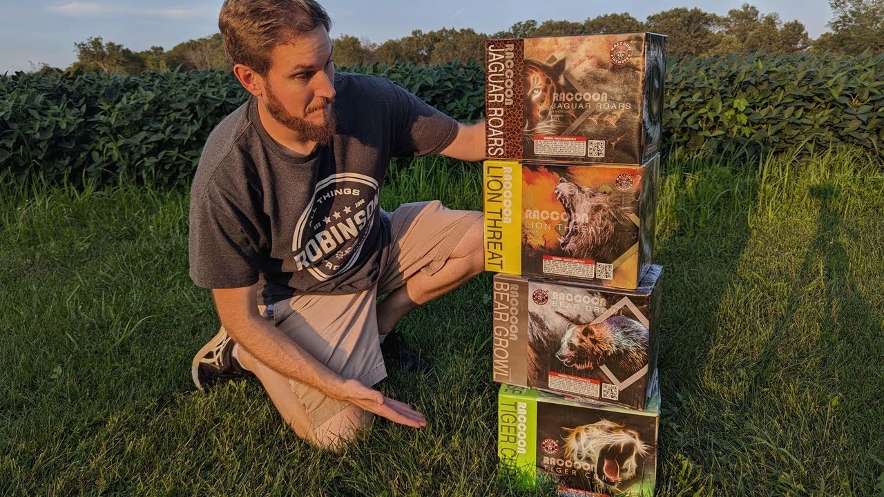 Lighting 'Wild Hunt' 500g Cakes (Raccoon Fireworks)
