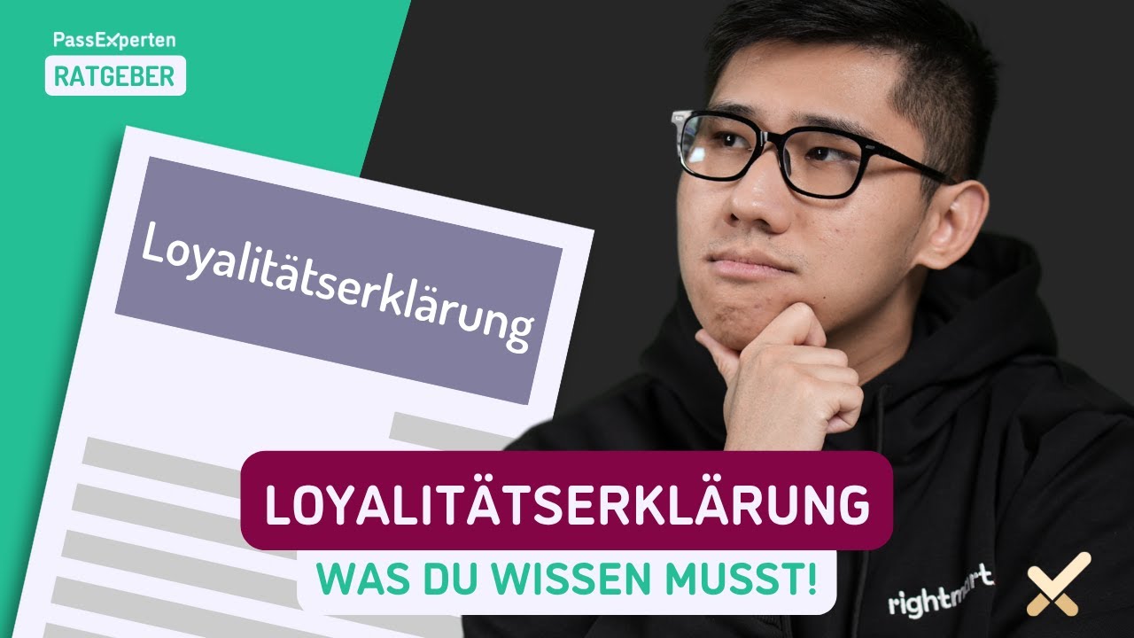 LOYALITÄTSERKLÄRUNG 🤔❓ Pflicht für die EINBÜRGERUNG