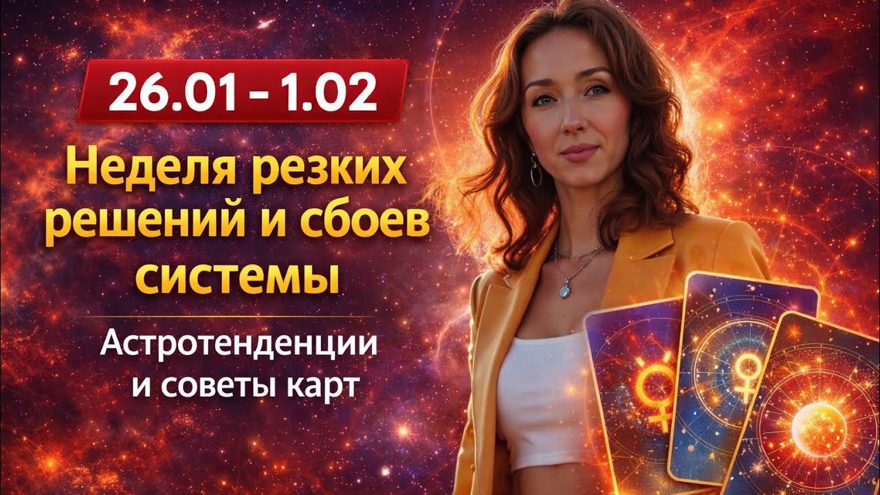 💥НЕДЕЛЯ 26.01-1.02💥 АСТРОТРЕНДЫ И СОВЕТЫ КАРТ ОТ ТАТЬЯНЫ ИВАНОВСКОЙ 