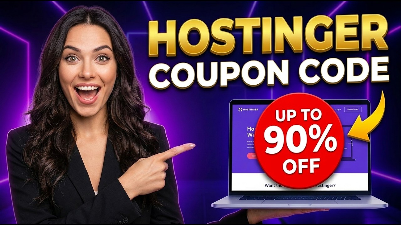 Hostinger Coupon Code 2026 - Best Verified Discount Coupon (Tested & Works!!)