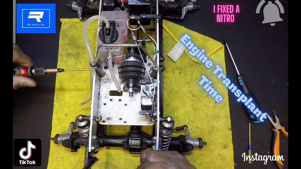 Kyosho Mad force ...The Engine transplantation