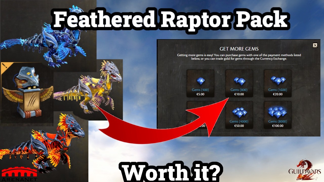Feathered Raptor Mount Pack Review l Guild Wars 2