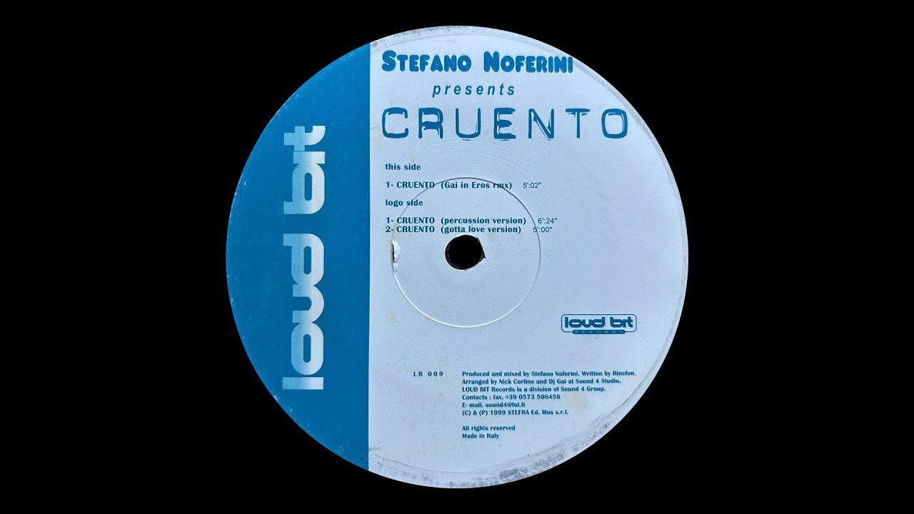 Stefano Noferini - Cruento (Gai In Eros Remix) (1999)
