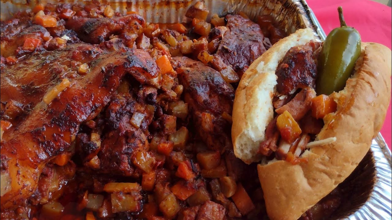 Свинина, фаршированная в рождественском стиле по-моему | Со вкусом Герреро