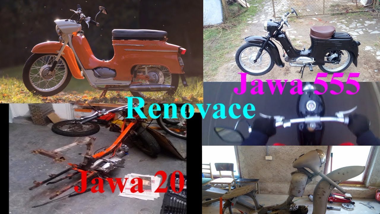 Renovace Jawa 555 a Jawa 20
