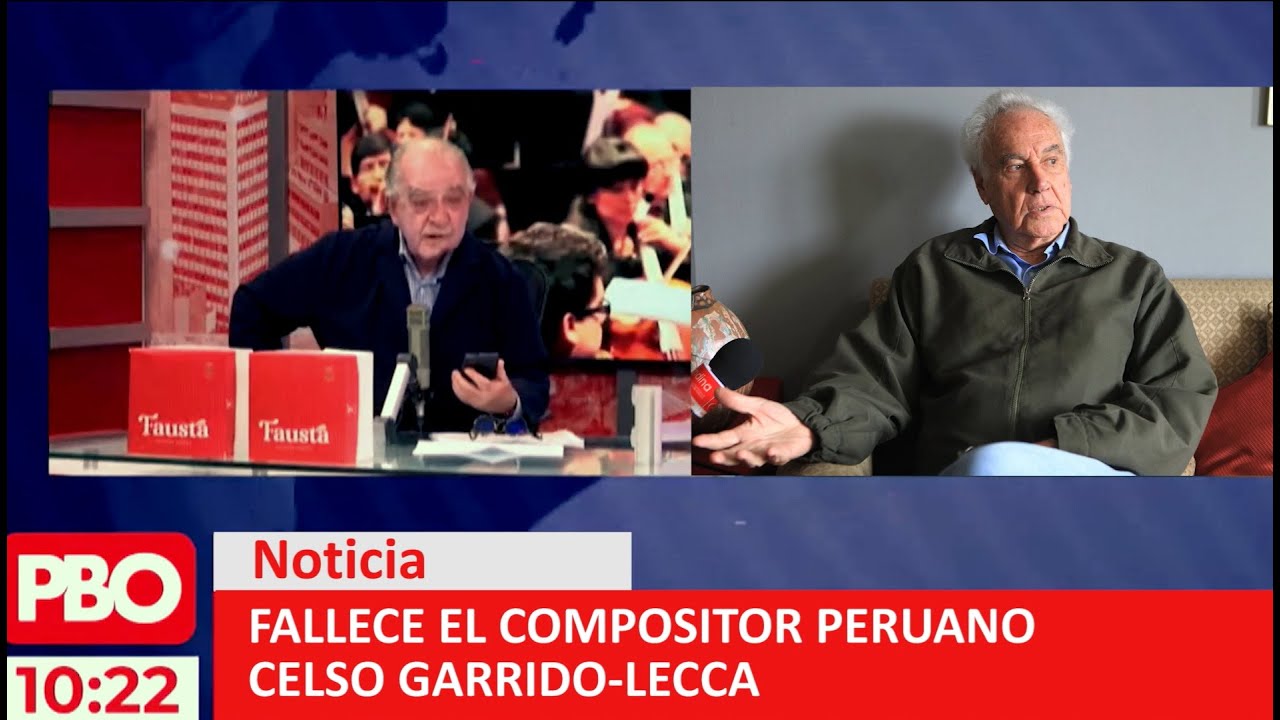 Fallece el compositor peruano CELSO GARRIDO-LECCA a los 99 a&ntilde;os │ Noticia Chema salcedo en PBO