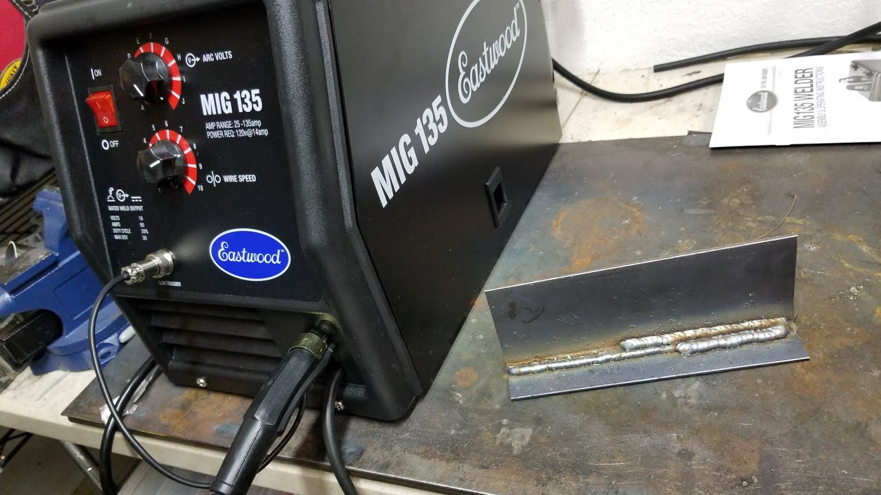 $200 Eastwood Mig135 Test and arc shots. ($299 2019)