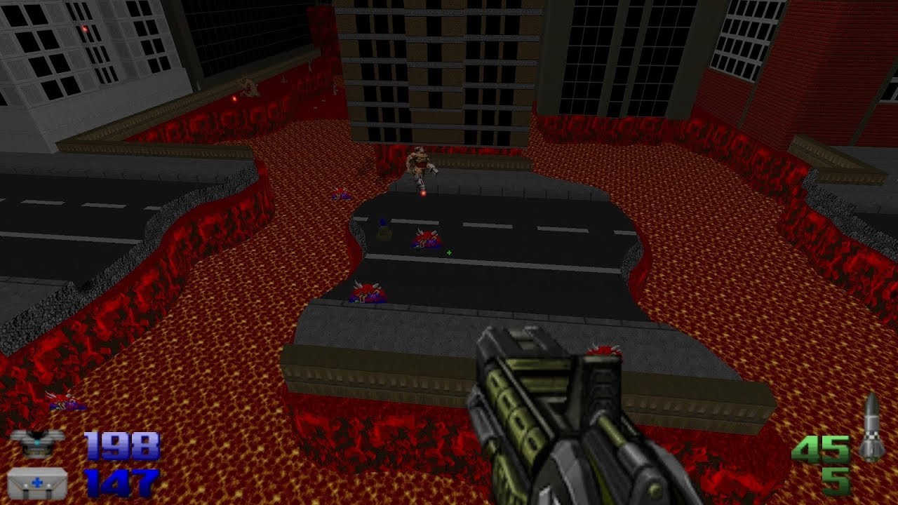 Hellbound + The Space Pirate for Doom 2 - Map 30: Worlds Collide