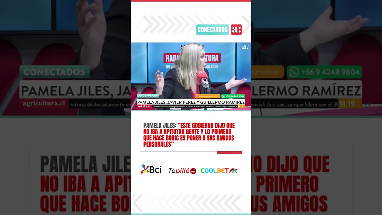 🔴 Diputada Pamela Jiles en #ConectadosenAgricultura