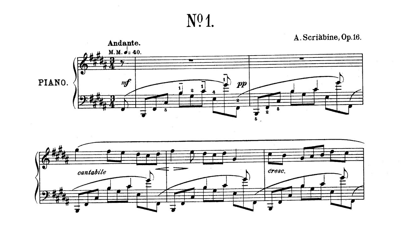 Scriabin - 5 Preludes Op. 16 (Igor Zhukov)