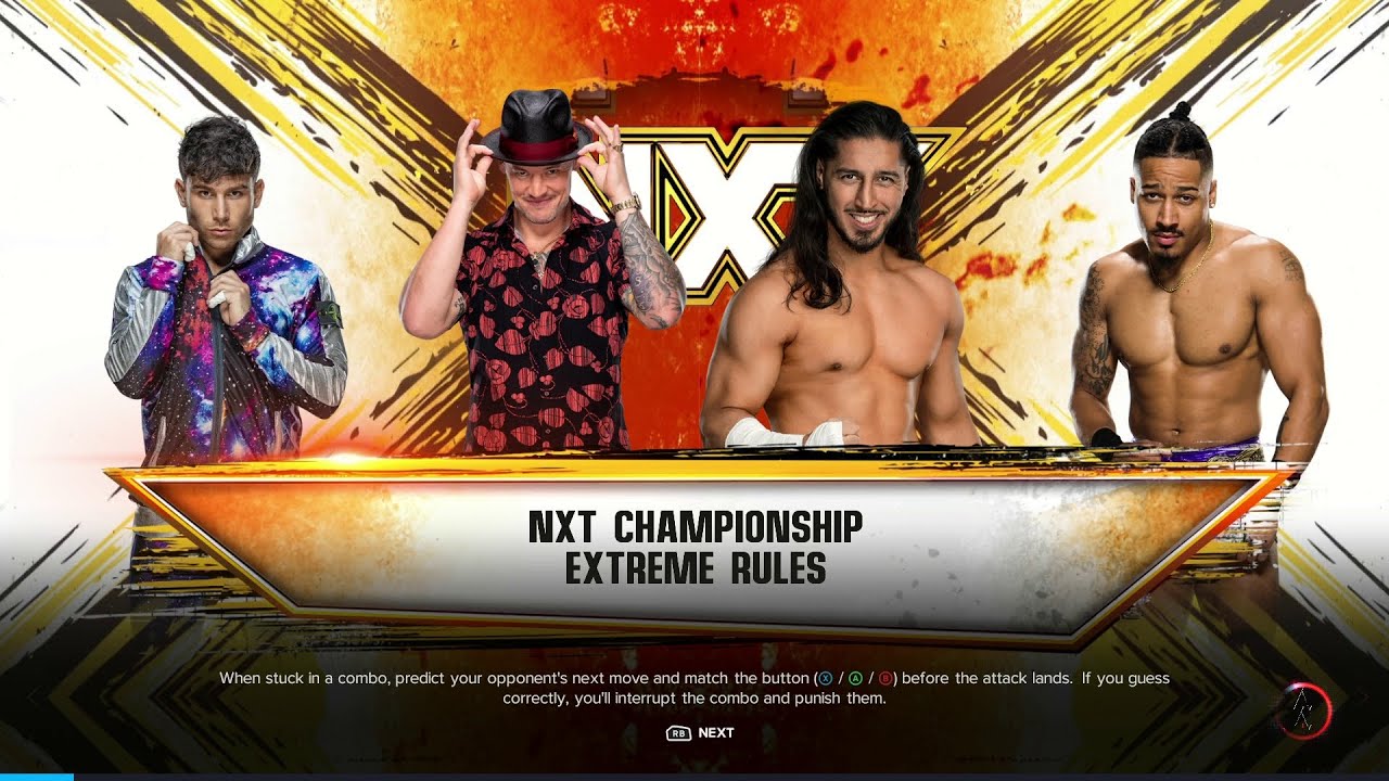 WWE 2K23 Noam Dar Vs Happy Corbin Vs Mustafa Ali Vs Carmelo Hayes