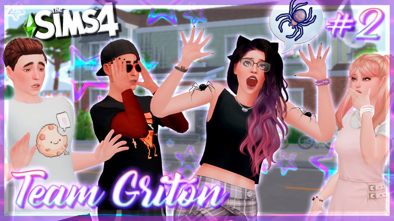 ¡Acabamos de empezar y ya estuve a punto de morir! OMG 🤣🕷 #TeamGritón en Sims 4 - Ep. 02