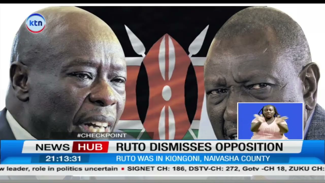 President Ruto hits back at Gachagua in escalating political feud