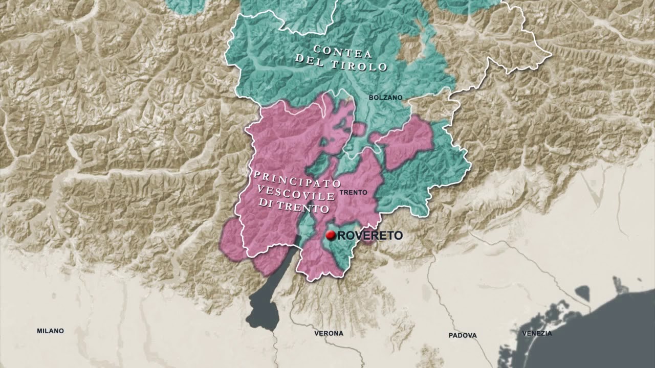 Rovereto, il Trentino e l’Europa nei secoli