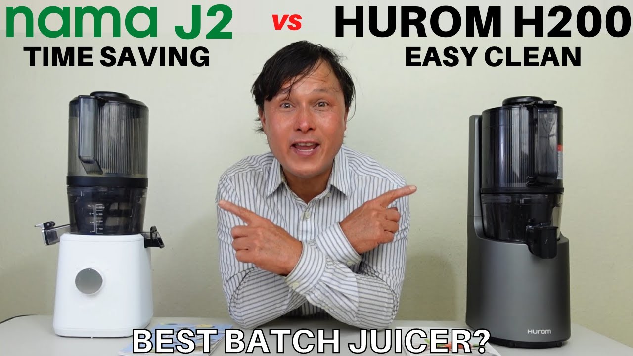 Hurom H200 Easy Clean vs Nama J2 Self Feeding Juicer Review Comparison