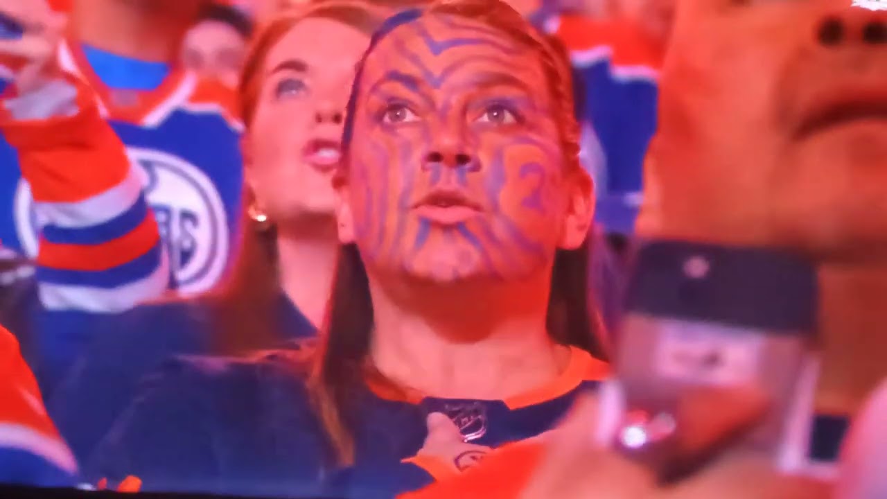 Edmonton singing O Canada