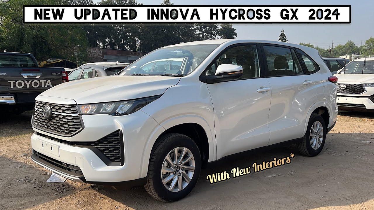 New UPDATED Innova Hycross 2024 🔥 GX me milenge ab VX wale interiors | White Colour @ Rs 19.67L