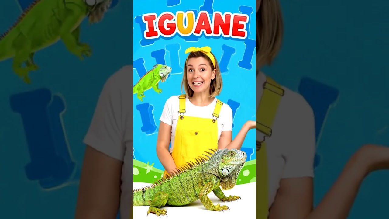 La lettre I... I comme IGUANE ! 
