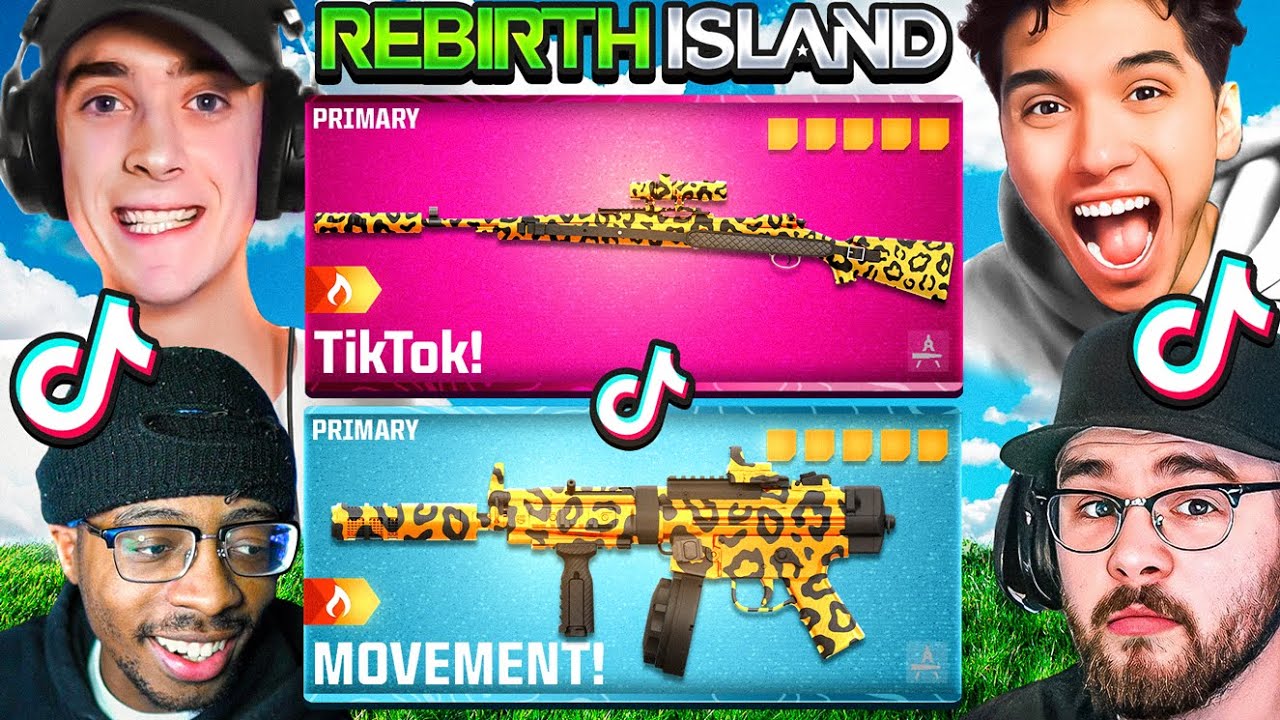 the ULTIMATE TIKTOK Meta loadout Chall on Warzone Rebirth Island