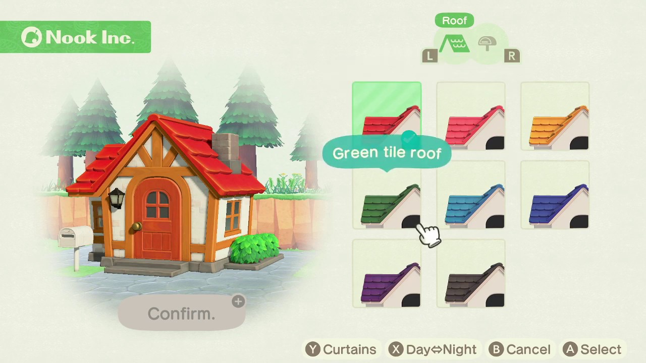 How to change the color of your House Roof and Mailbox in Animal Crossing: New Horizons