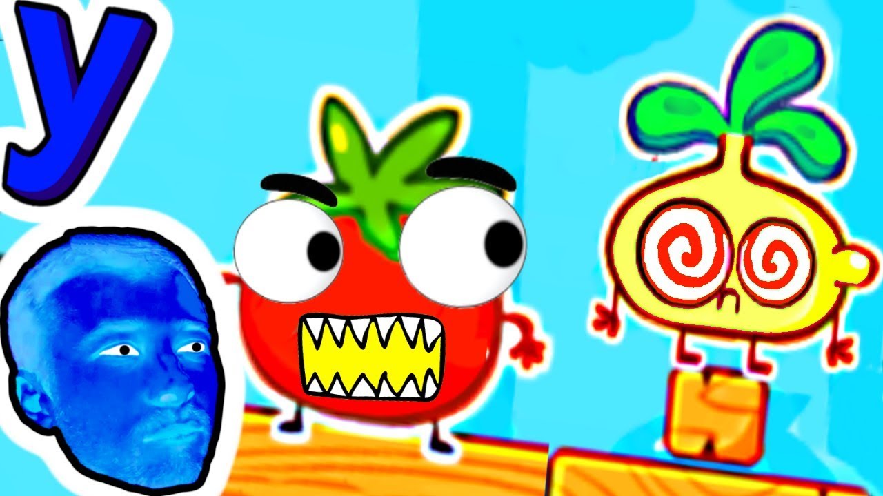 Весёлый ПОМИДОР и ПРоХоДиМеЦ против РАСТЕНИЙ! #218 игра Храбрый Помидор 2 (Brave Tomato 2)