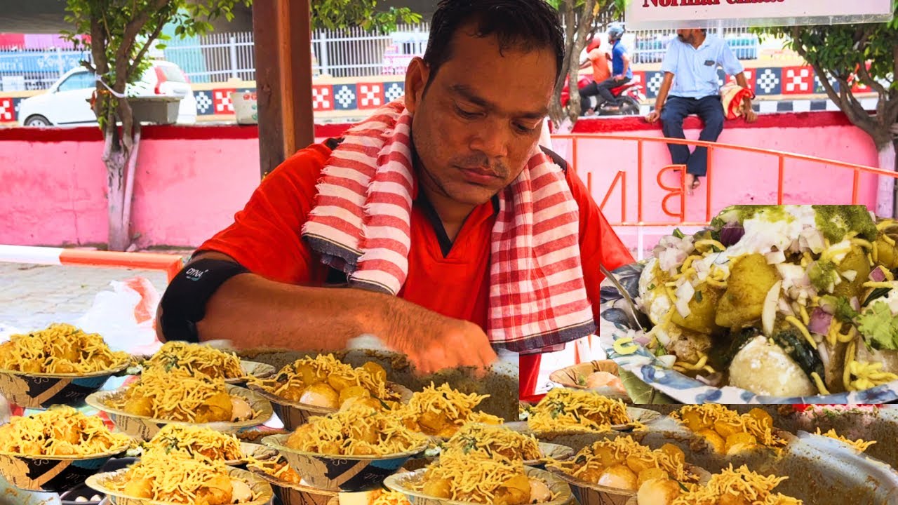 Highest Selling Dahi Bara Aloo Dum Only 30₹/- | People Crazy for His DahiBara#ranmitvlogs#odiavlog