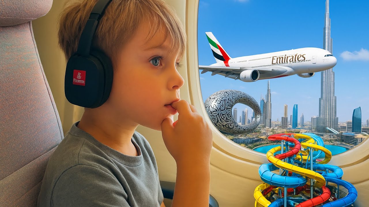 Emirates Flight to Dubai .. What Happened When We Landed! 