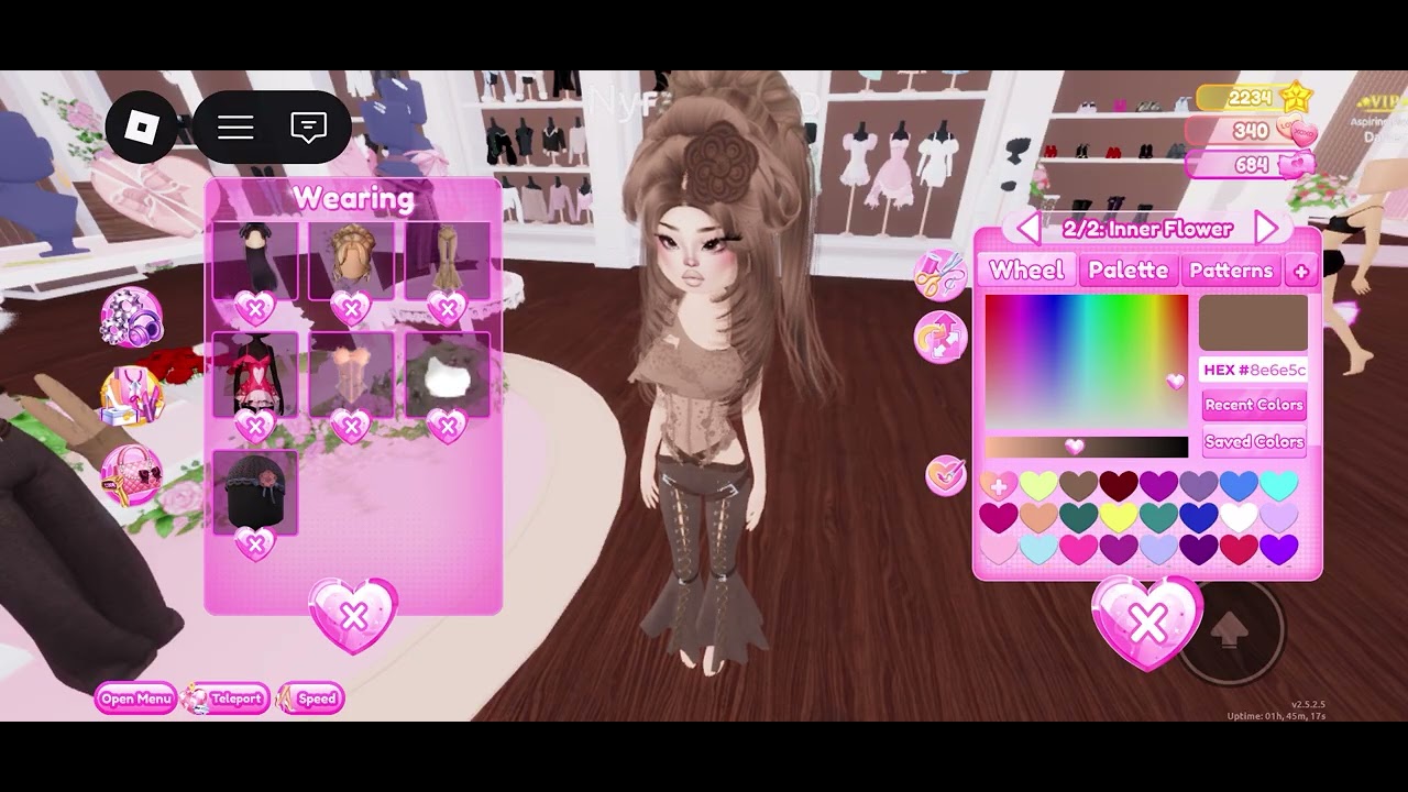 Outfit tutorial in Dress to Impress DTI