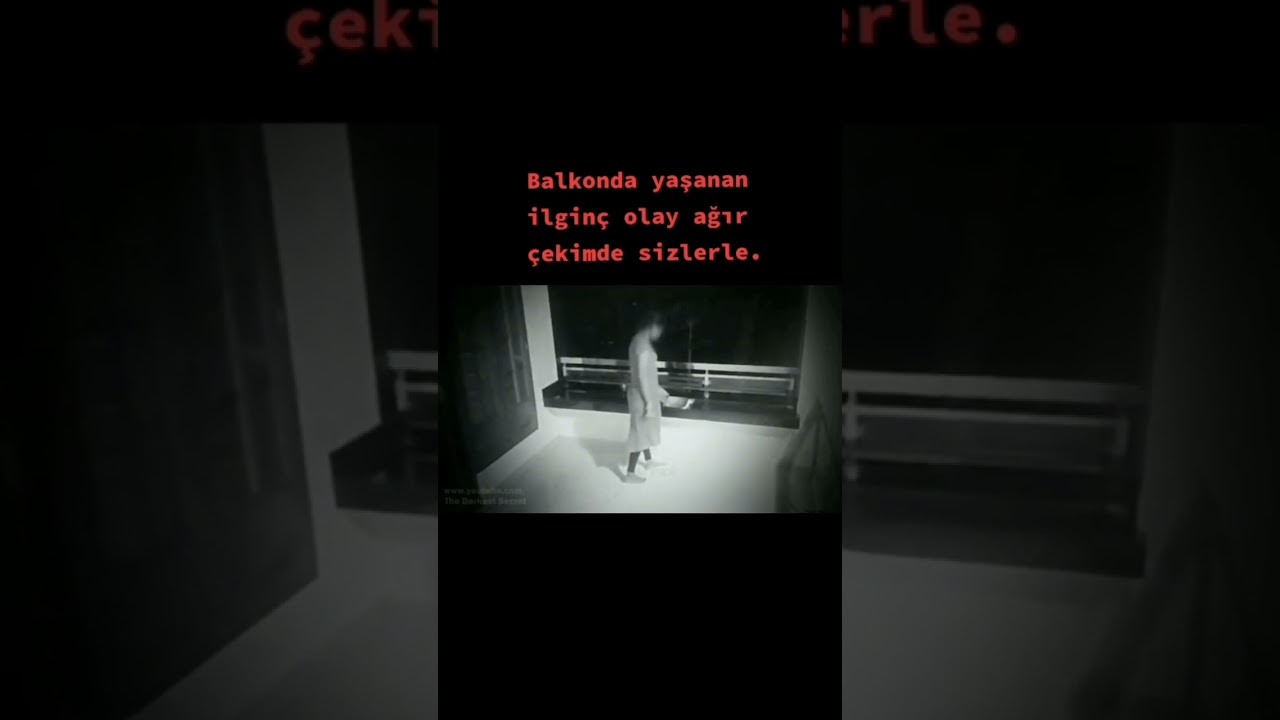 Balkonda yaşanan ilgin&ccedil; olay