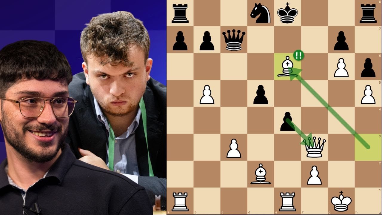 O Melhor Sacrifício de Dama de 2025?!! Hans Niemman vs Alireza Firouzja!!