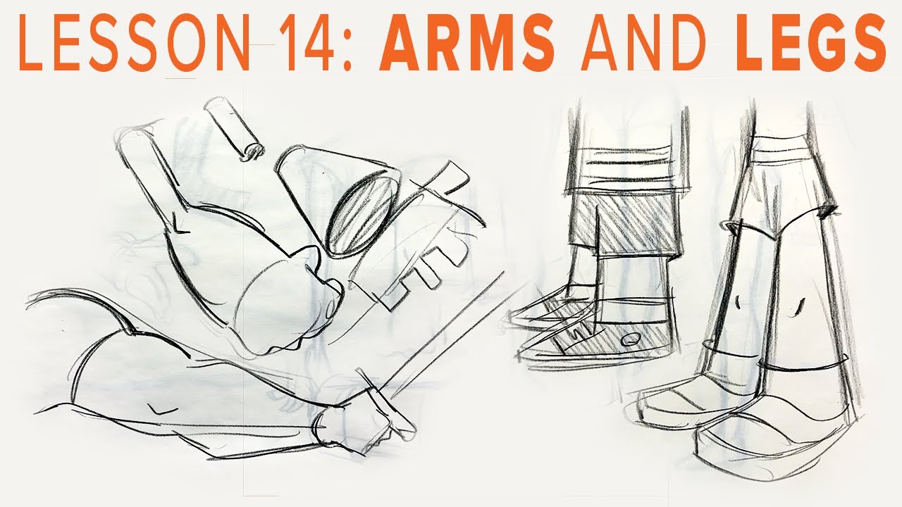 Learn to Draw Anatomy - Cartoon Arms and Legs