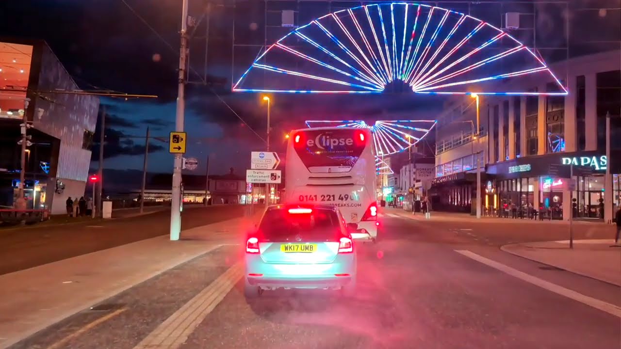 Driving The Lights At Blackpool Illuminations
