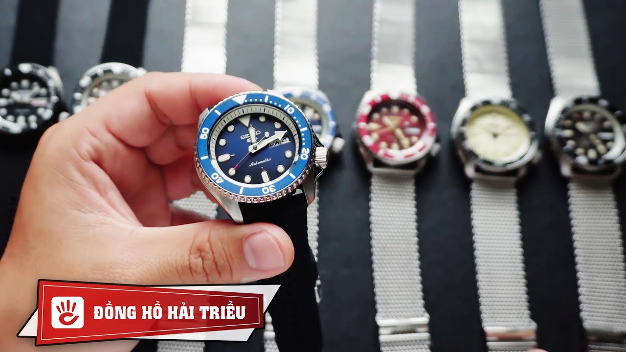 Hải Triều Top Watch #11 | Review 8 chiếc đồng hồ Seiko 5 ngôn ngữ Suits cực đẹp