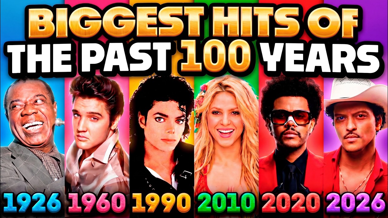 THE BIGGEST SONG EACH YEAR FOR 100 YEARS! (1926 - 2026)
