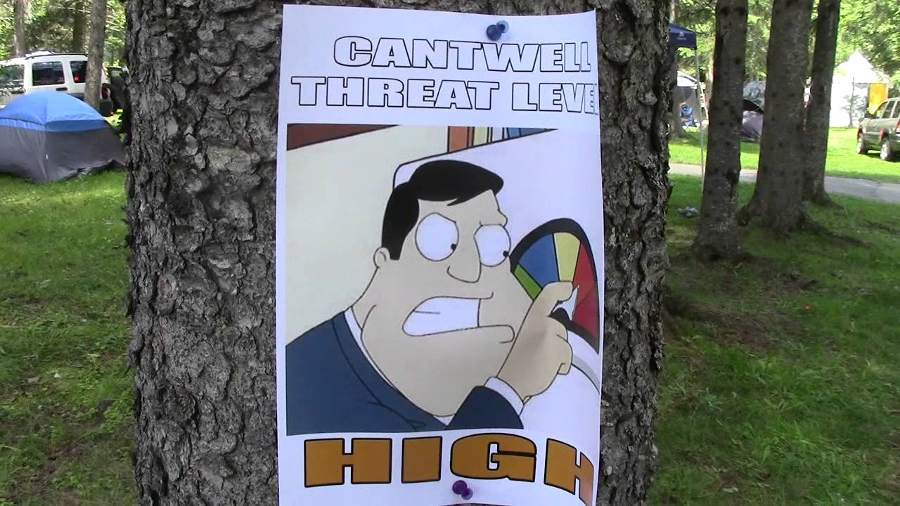 Cantwell Threat Level Poster | PorcFest Derrick Cam Day 6