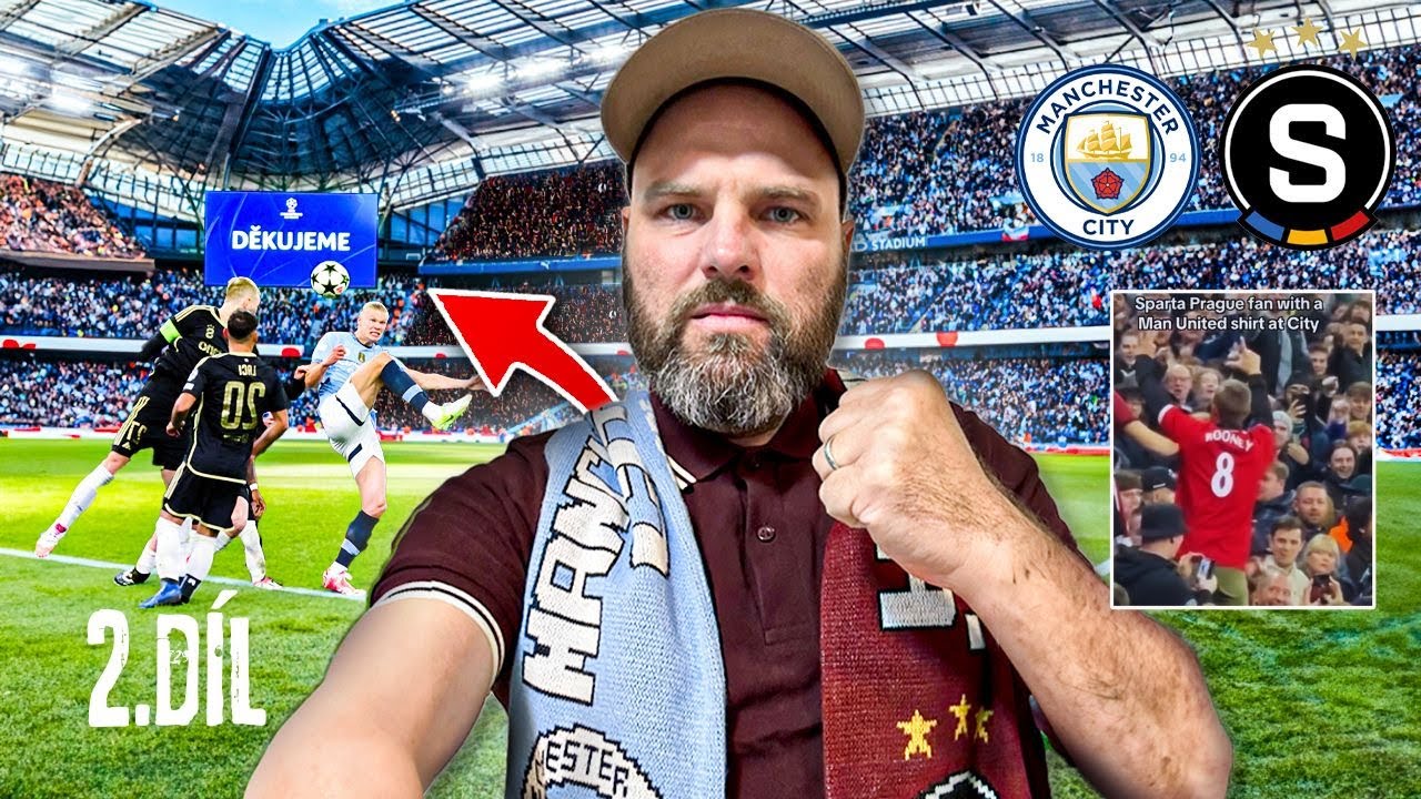 Z🔥KOTLE! Vyhazov z tribuny! Na City se nefandí! Ve VIPu na stojáka! MAN CITY - SPARTA (2. díl)