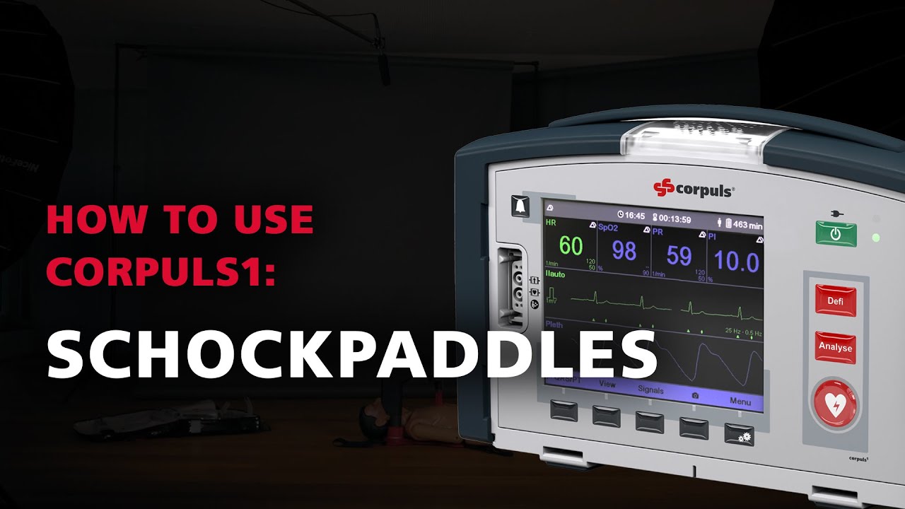 Tutorials by corpuls | How to use corpuls1: Schockpaddles