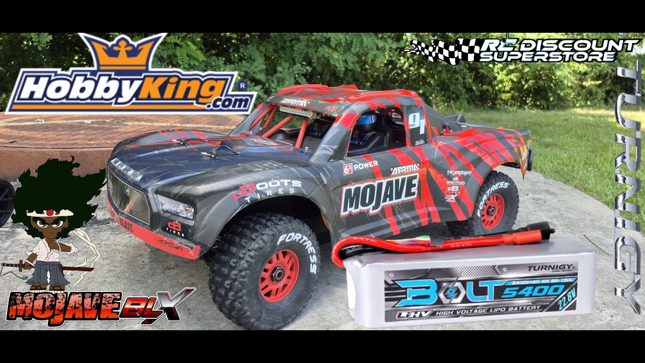 Arrma Mojave 6s  Hobbyking Turnigy Bolt Battery