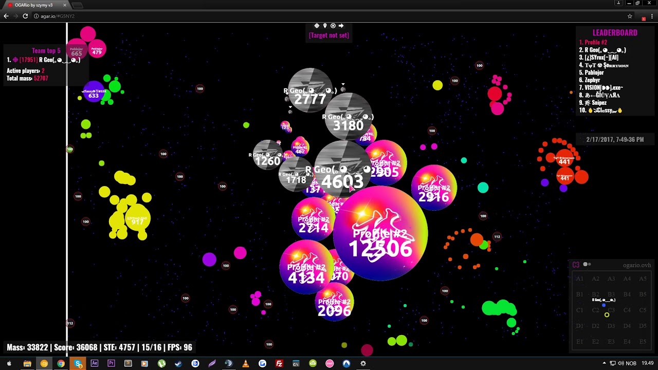 Agar.io - Geo & SniiKz Random Server Takeover #116