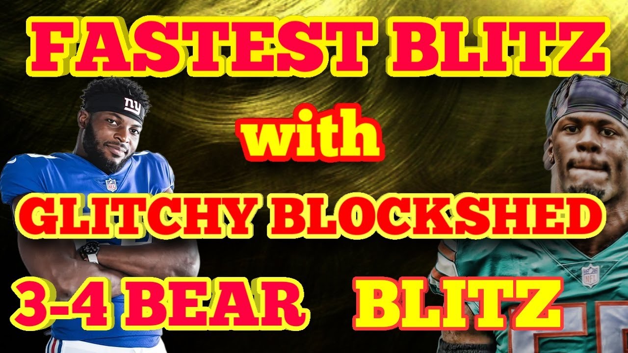 BEST 34 Bear Blitz Scheme in Madden 21 - NEW Fastest Blitz 34 Bear Defense Exposed - Madden 21 tips