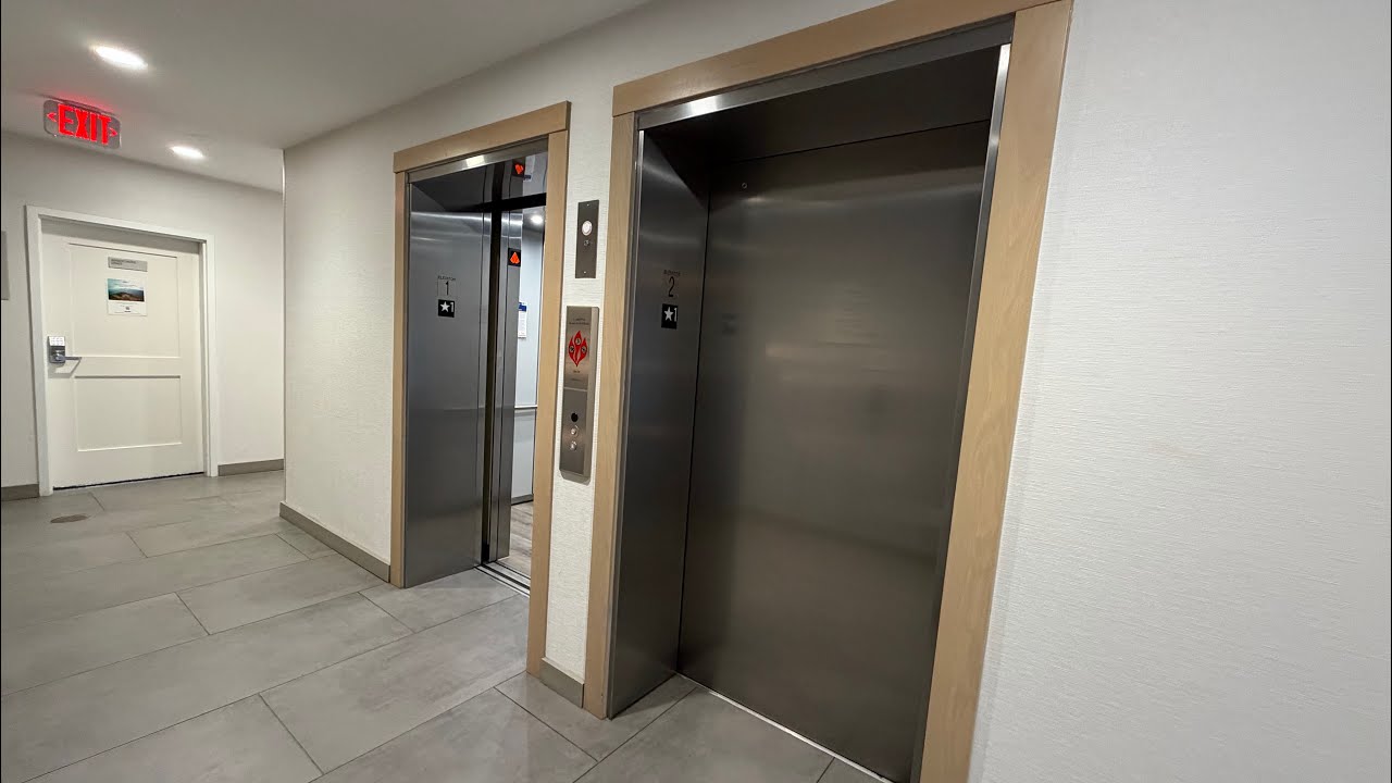 KONE EcoSpace MRL Traction Elevators at TownePlace Suites by Marriott - New Philadelphia, OH