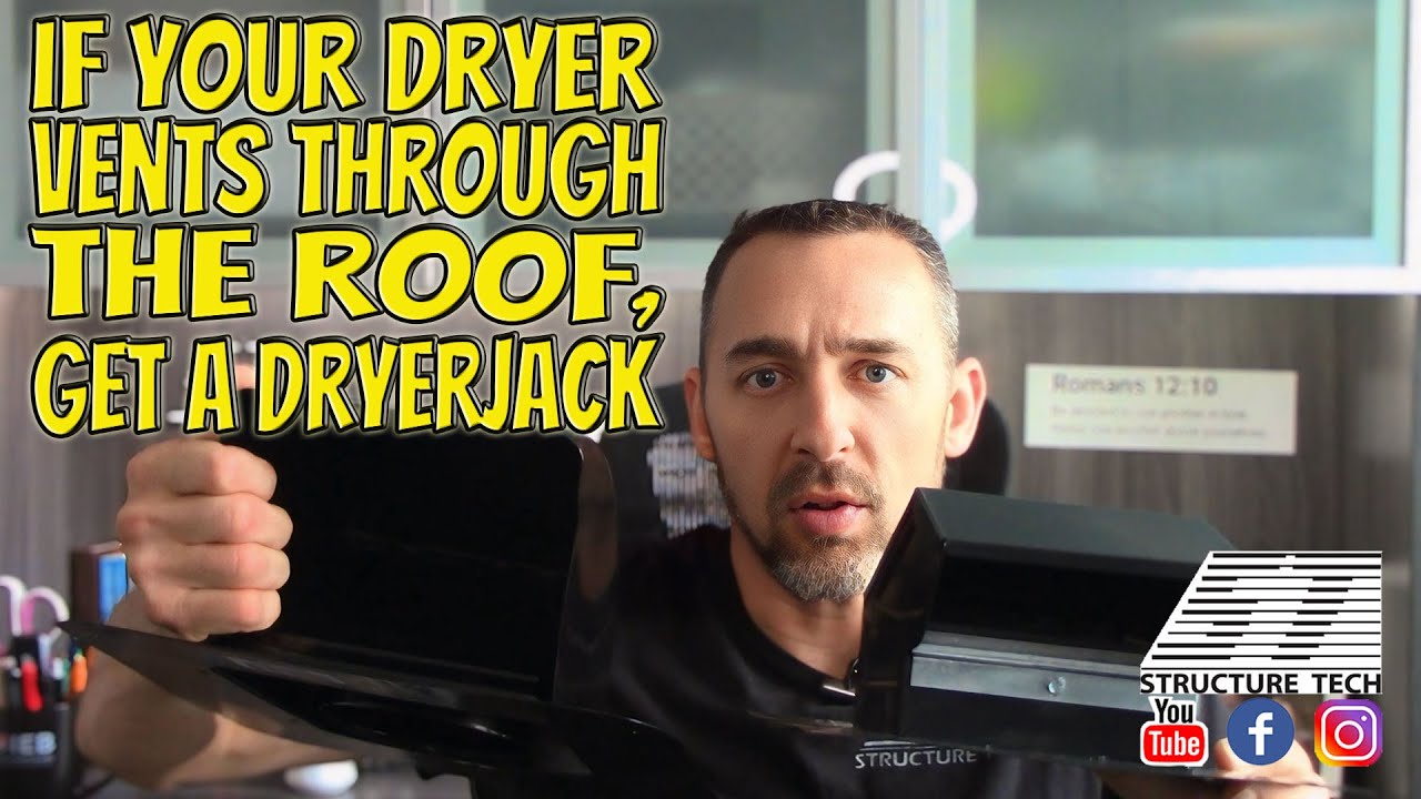 Если ваша сушилка выходит через крышу, приобретите DryerJack.