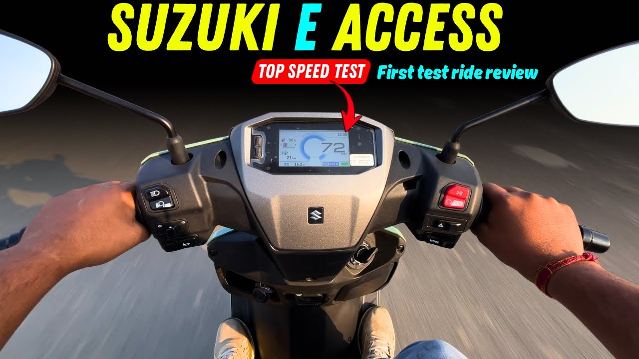 New Suzuki E Access First Test Ride Review 2026 | Features Price Comfortable 