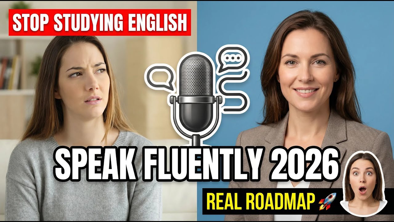 The Complete English Learning Roadmap 2026 | Speak Fluently Without Fear