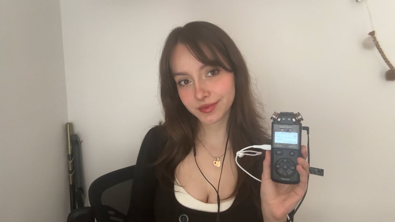 ASMR Tascam Ear-To-Ear Whispers and Mouth Sounds ⋆‧&deg;𓏲ּ𝄢