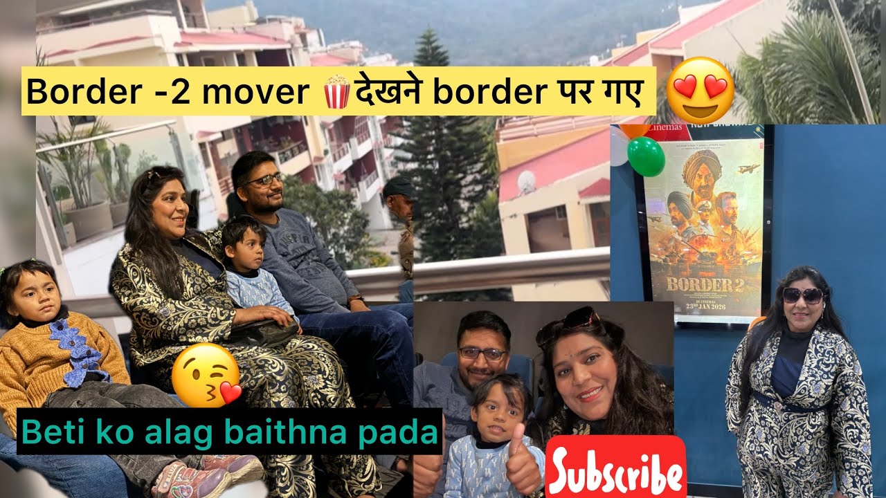 Rishikesh Guest House Stay | Dehradun Se Aakar Haridwar Border Par Movie 🎬 | Family Vlog