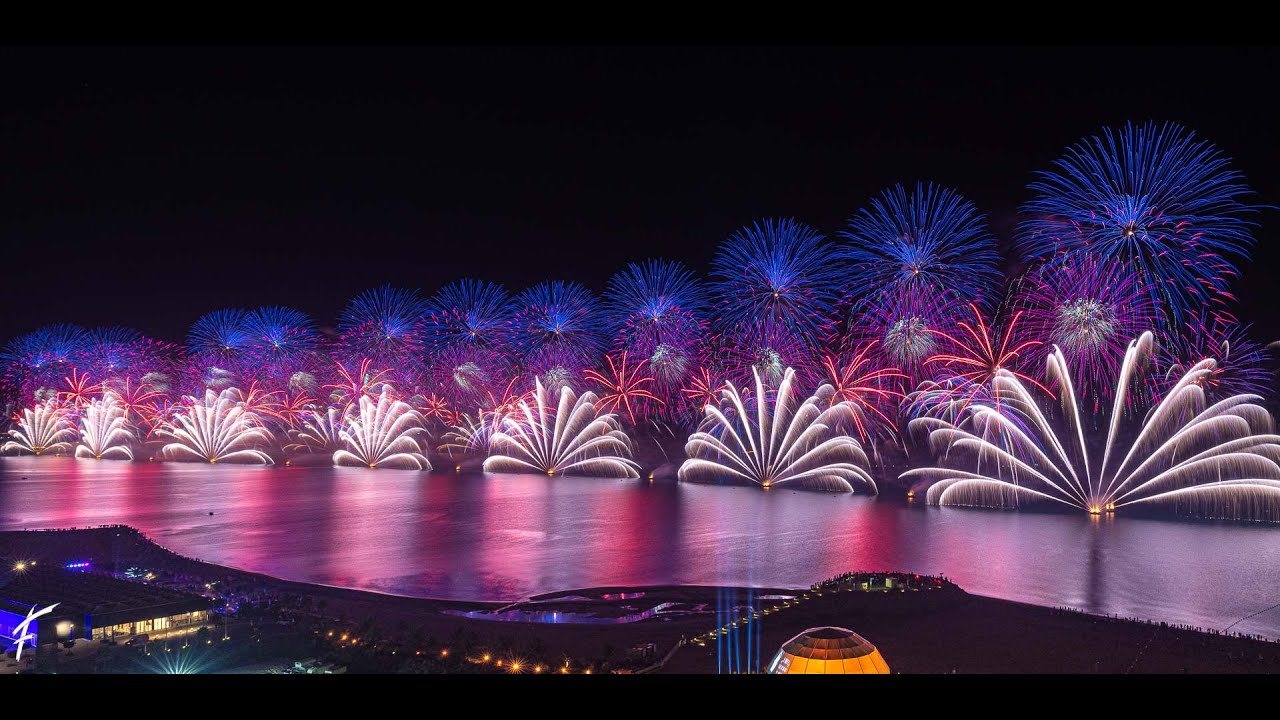 Al Marjan Island, Ras Al Khaimah, New Year's Eve fireworks 2022