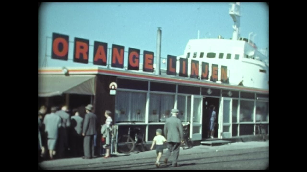 Tur med Orange Linjen (København-Malmø) 1959