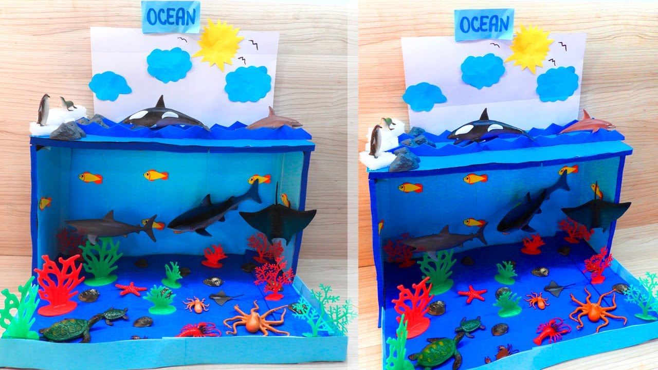 MAQUETA DEL OCÉANO / Ecosistema marino