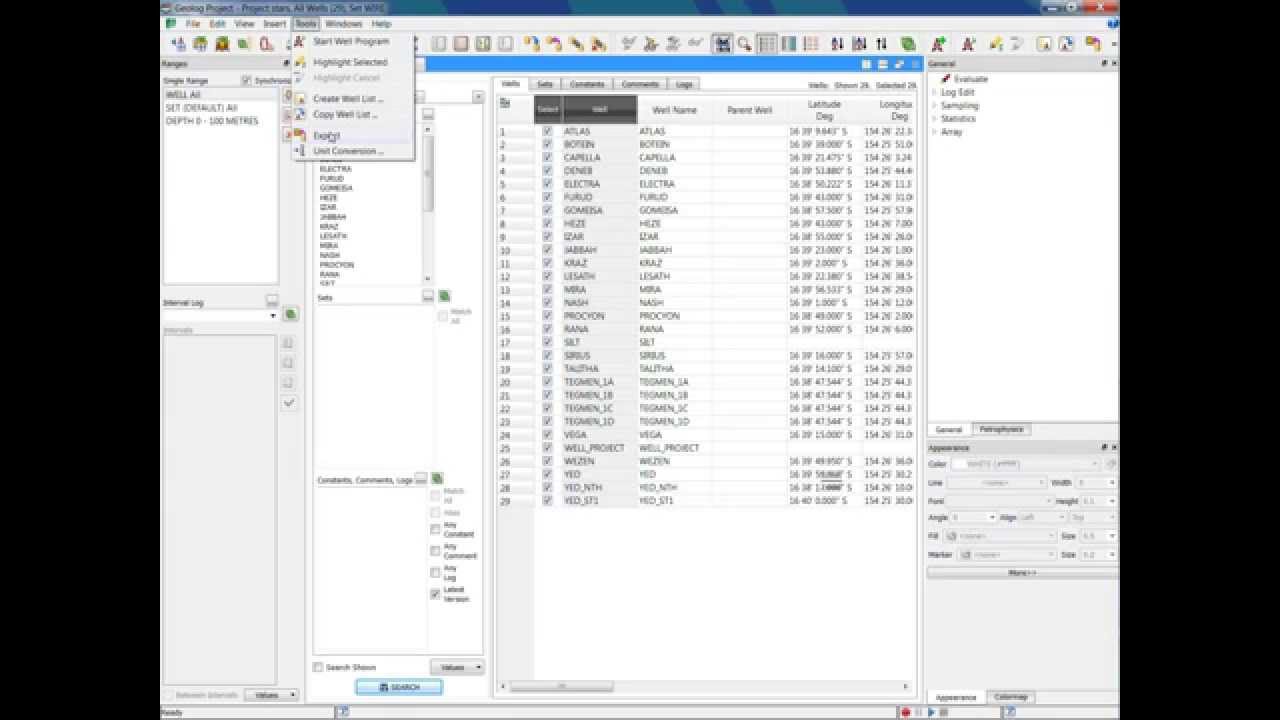 Geolog to Techlog - 1/3